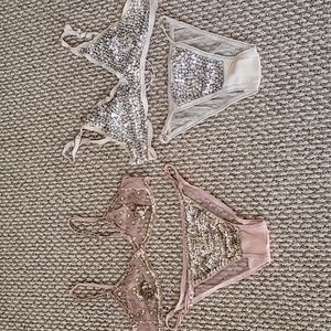 2 sets of sequence bra and underwear